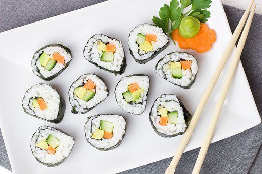 Eerste keer Sushi